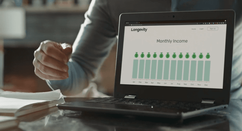 Illustrative picture of Longevity Monthly Income